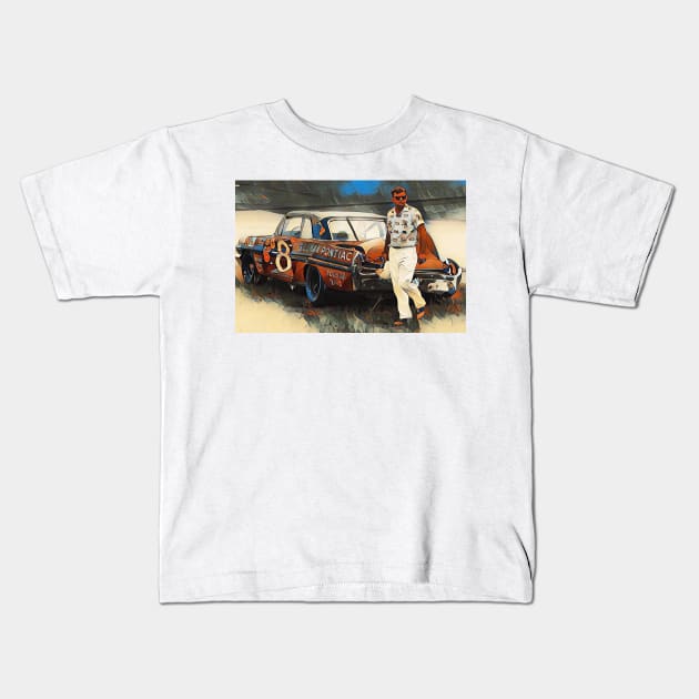 Automobile Art Kids T-Shirt by PsyCave